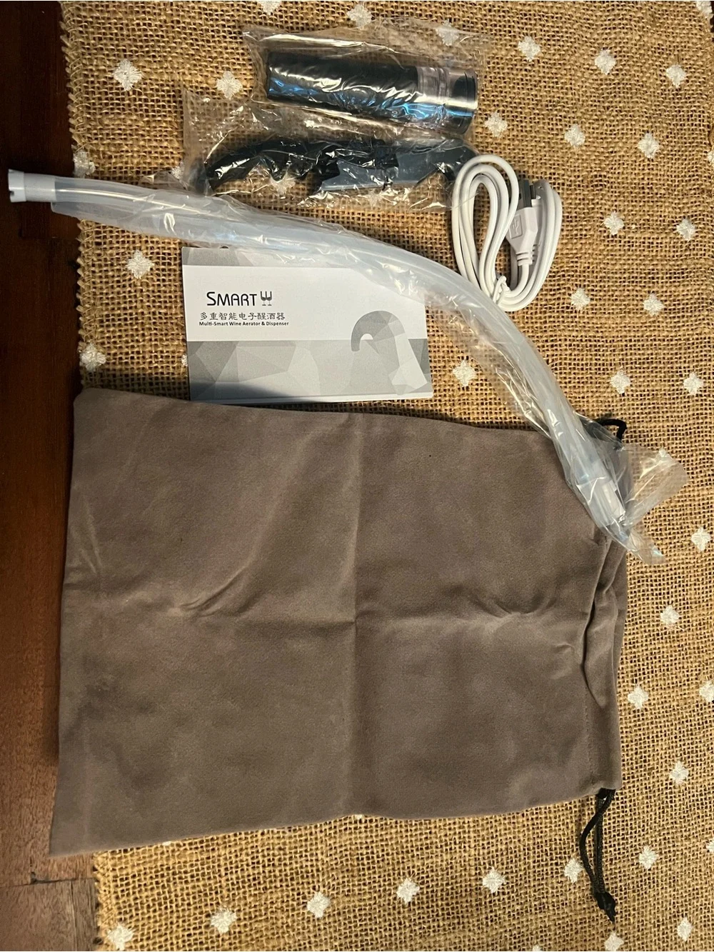 Wine Aerator Electric New in box with no tags